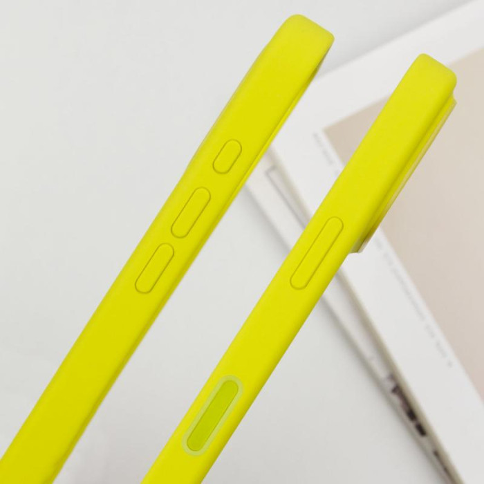 Чохол Silicone case (AAA) with Magsafe and Animation (button) для Apple iPhone 16 Pro (6.3') Star Fruit