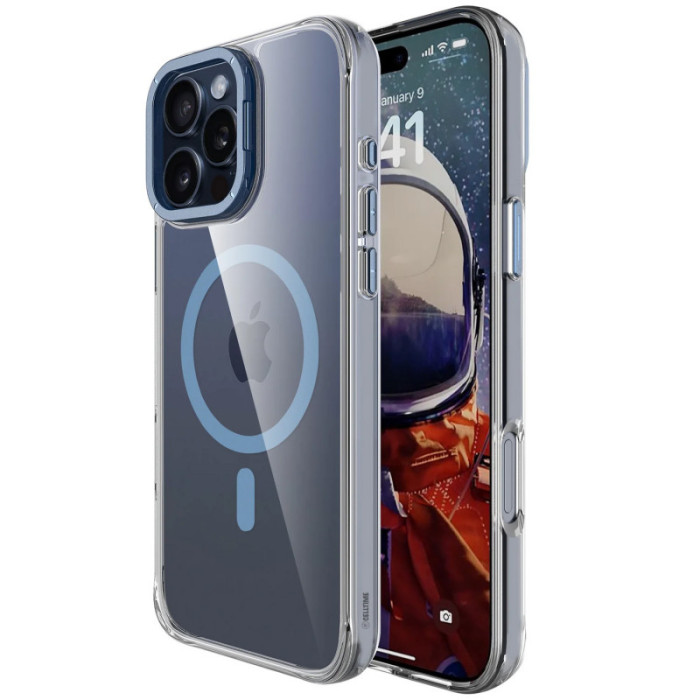 Чохол TPU Space Case Apex with MagSafe для Apple iPhone 16 Pro (6.3') Navy Blue