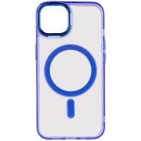 Чохол TPU Iris with MagSafe для Apple iPhone 13  Синій  (ITS-L-00000064763_8)