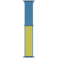 Ремінець Nylon для Apple Watch 38/40/41/42mm(ser.10) Blue/Yellow  (ITS-L-00000039057_28)