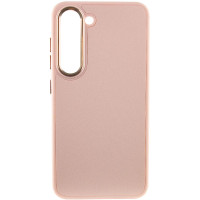 Шкіряний чохол Bonbon Leather Metal Style для Samsung Galaxy S22+ Рожевий/Light pink  (ITS-L-00000065410_4)