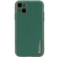 Шкіряний чохол Xshield для Apple iPhone 14 Plus Зелений/Army green  (ITS-L-00000057269_3)