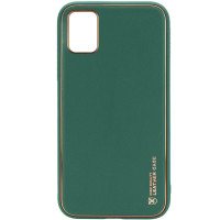 Шкіряний чохол Xshield для Samsung Galaxy A04s Зелений/Army green