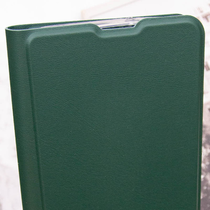 Шкіряний чохол-книжка GETMAN Elegant (PU) для Xiaomi Redmi 12 Зелений  (ITS-L-00000065810_1)