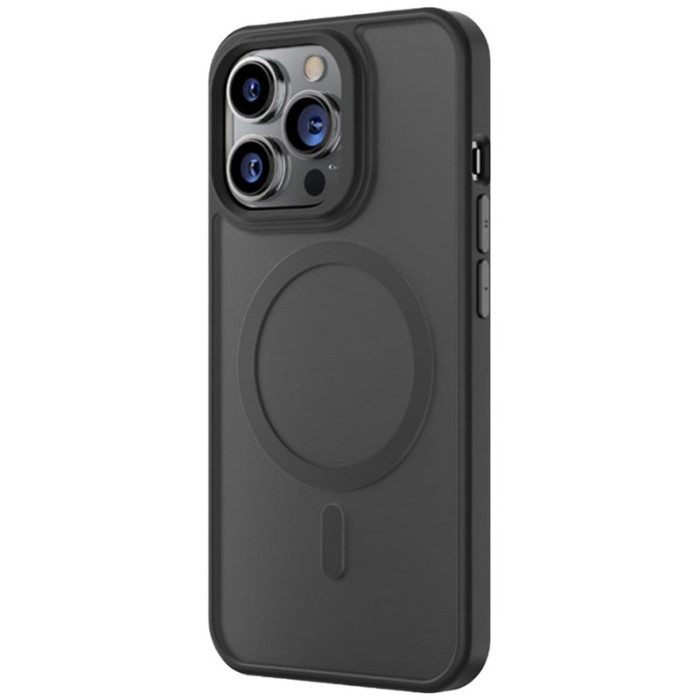 TPU+PC чохол Blueo Skin Friendly Frosted with MagSafe для Apple iPhone 14 Pro  Чорний