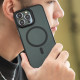 TPU+PC чохол Blueo Skin Friendly Frosted with MagSafe для Apple iPhone 14 Pro  Чорний