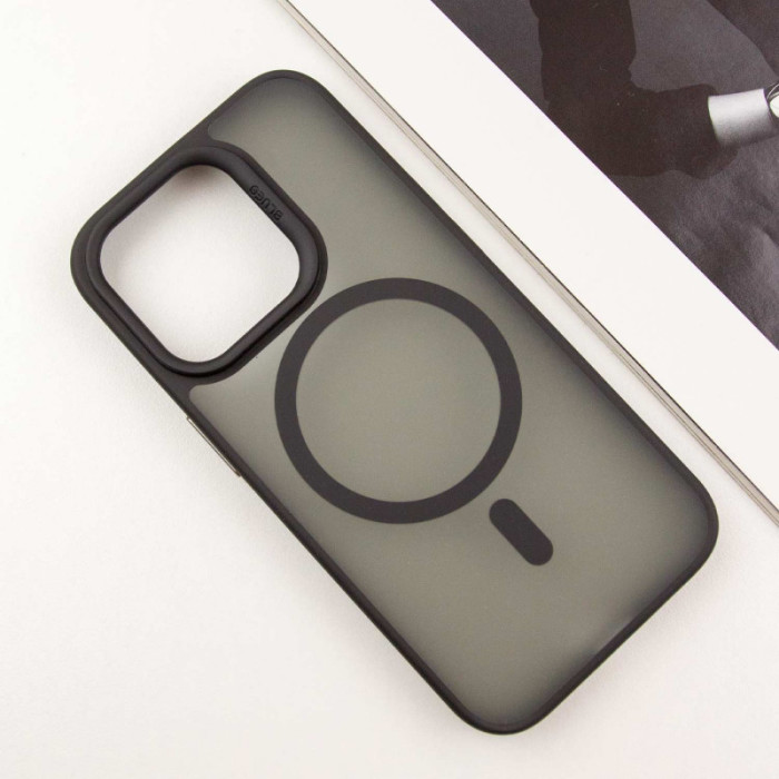 TPU+PC чохол Blueo Skin Friendly Frosted with MagSafe для Apple iPhone 14 Pro  Чорний
