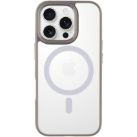 TPU+PC чохол Blueo Skin Friendly Frosted with MagSafe для Apple iPhone 16 Pro Max (6.9') Сірий/Grey  (ITS-L-00000073497_1)