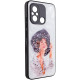 TPU+PC чохол Prisma Ladies для Xiaomi Redmi 12C/Poco C55 Girl in a hat  (ITS-L-00000063620_21)