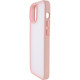 TPU+PC чохол Metal Buttons для Apple iPhone 14  Рожевий