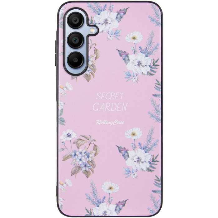 TPU+PC чохол Secret Garden для Samsung Galaxy A25 5G Pink