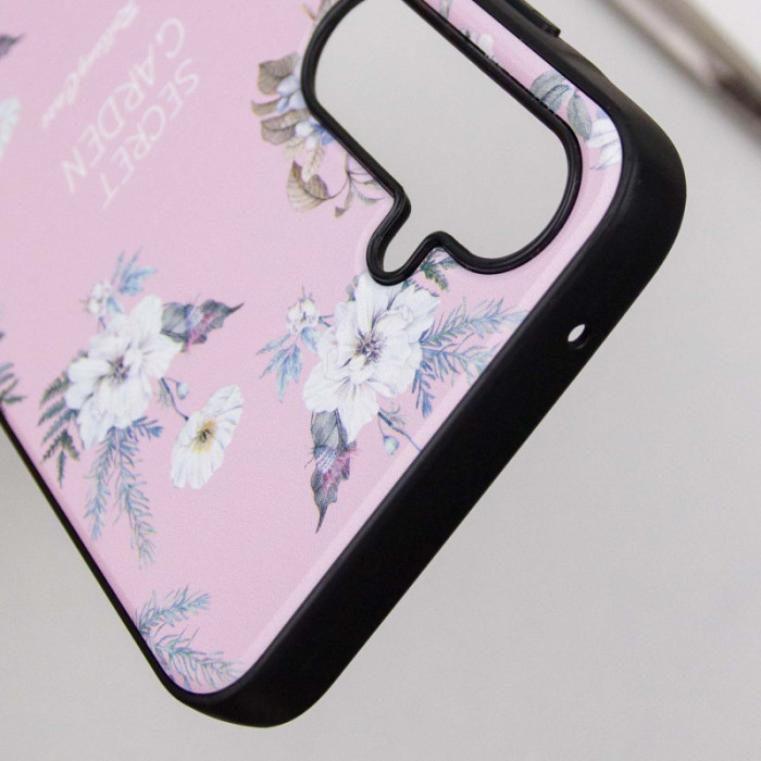 TPU+PC чохол Secret Garden для Samsung Galaxy A25 5G Pink