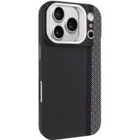 TPU чохол Pixel Craft з Magnetic Fit для Apple iPhone 17 Pro (6.3') Carbon Line