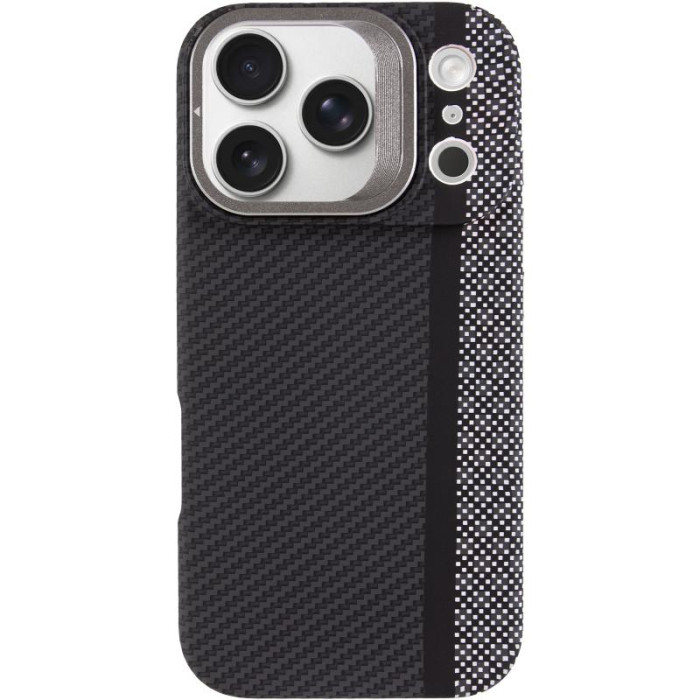 TPU чохол Pixel Craft with MagSafe для Apple iPhone 17 Pro (6.3') Carbon Line
