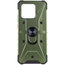 Ударостійкий чохол Pathfinder Ring для Xiaomi Redmi 10C/Poco C40 Зелений/Army Green  (ITS-L-00000057421_2)