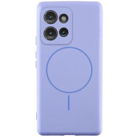 Чохол Silicone Cover Lakshmi Full Camera (AA) з Magnetic Fit для Motorola Moto G75 5G Бузковий/Dasheen