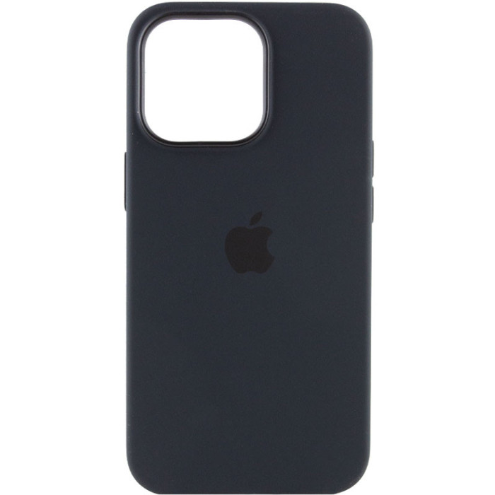 Чохол Silicone case (AAA) with Magsafe and Animation для Apple iPhone 13 Pro  Чорний/Midnight