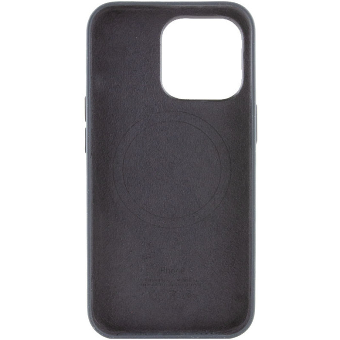 Чохол Silicone case (AAA) with Magsafe and Animation для Apple iPhone 13 Pro  Чорний/Midnight