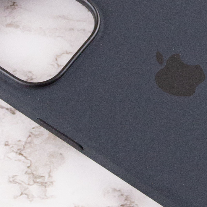 Чохол Silicone case (AAA) with Magsafe and Animation для Apple iPhone 13 Pro  Чорний/Midnight