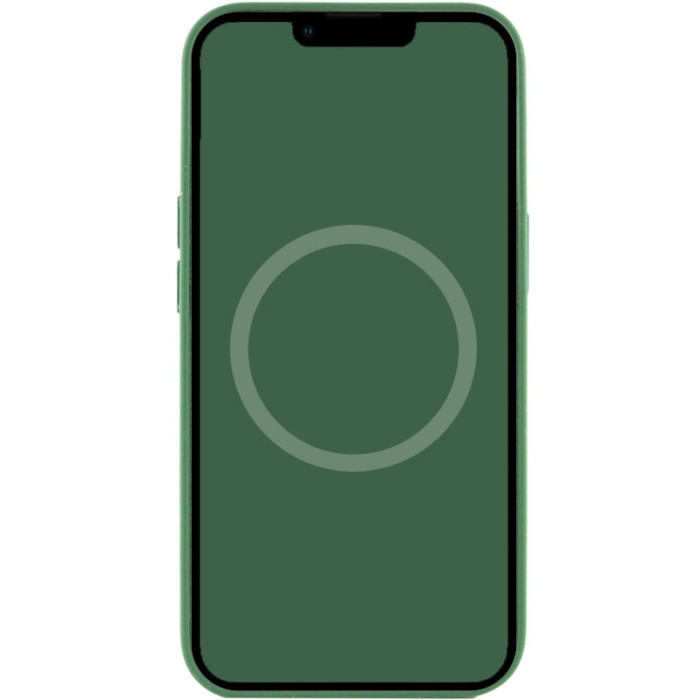 Чохол Silicone case (AAA) with Magsafe and Animation для Apple iPhone 13 Pro  Зелений/Clover