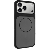 Чохол Silk Duo Color (AA) NO LOGO з Magnetic Fit для Apple iPhone 17 Pro (6.3') Black