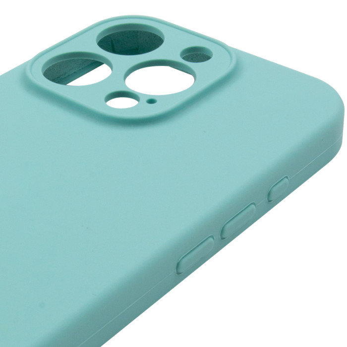 Чохол Silk Full Camera Protective (AA) NO LOGO для Apple iPhone 13 Pro  Бірюзовий/Marine Green