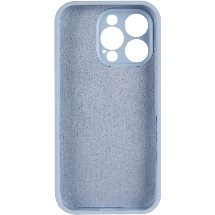 Чохол Silk Full Camera Protective (AA) NO LOGO для Apple iPhone 13 Pro  Блакитний/Sweet Blue