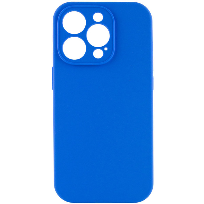 Чохол Silk Full Camera Protective (AA) NO LOGO для Apple iPhone 14 Pro  Синій/Capri Blue
