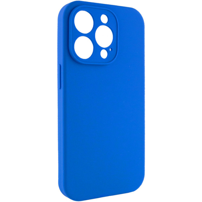 Чохол Silk Full Camera Protective (AA) NO LOGO для Apple iPhone 14 Pro  Синій/Capri Blue