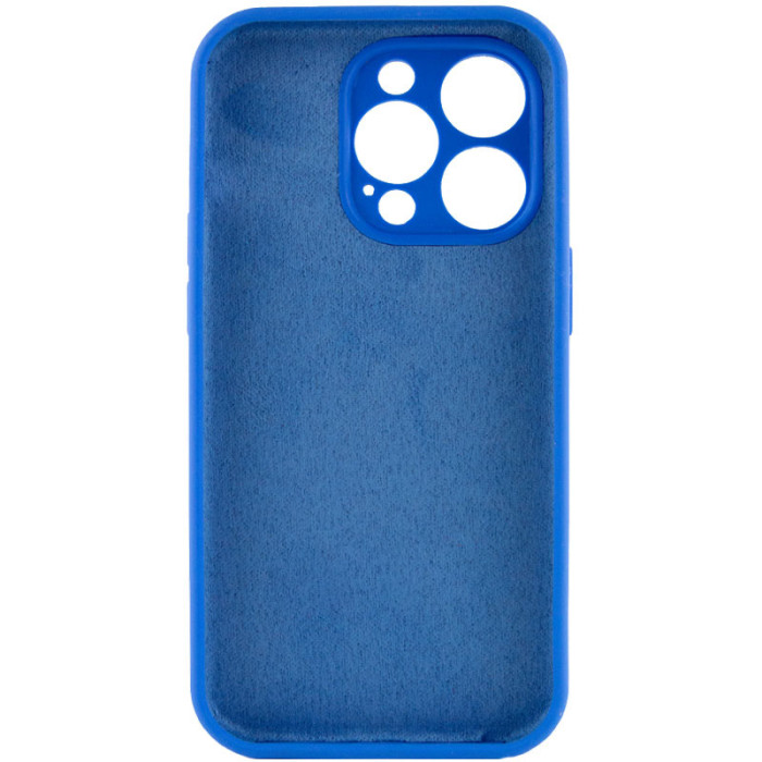 Чохол Silk Full Camera Protective (AA) NO LOGO для Apple iPhone 14 Pro  Синій/Capri Blue
