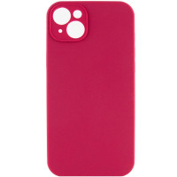 Чохол Silk Full Camera Protective (AA) NO LOGO для Apple iPhone 14  Червоний/Rose Red
