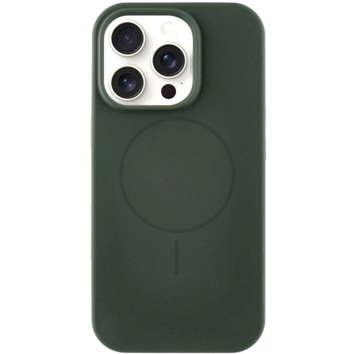 Чохол Silk Full Protective (AA) NO LOGO з Magnetic Fit для Apple iPhone 15 Pro Max Зелений/Cyprus Green