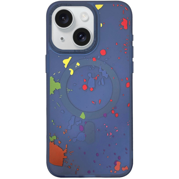 Чохол TPU+PC Flush with MagSafe для Apple iPhone 14  Dark blue