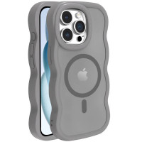 Чохол TPU+PC Undine with MagSafe для Apple iPhone 15 Pro Max Grey  (ITS-L-00000078142_2)