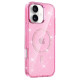 Чохол TPU Eclipse Sparkle (MagFit) для Apple iPhone 16  Pink