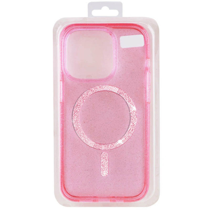 Чохол TPU Eclipse Sparkle (MagFit) для Apple iPhone 16  Pink