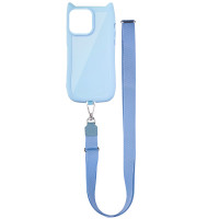 Чохол TPU GETMAN Cat with straps для Apple iPhone 14 Pro Max Blue  (ITS-L-00000078782_2)