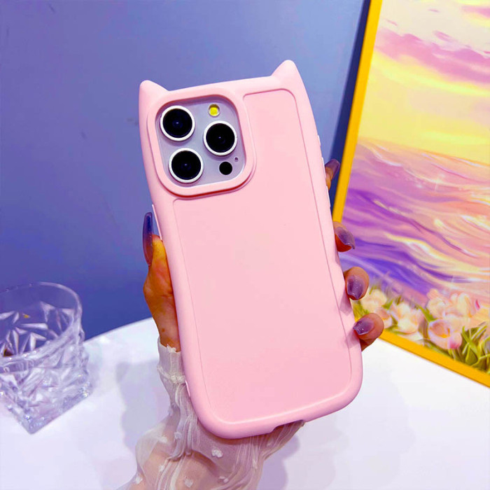 Чохол TPU GETMAN Cat with straps для Apple iPhone 14 Pro Max Pink
