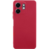 Чохол TPU GETMAN Liquid Silk Full Camera для Infinix Smart 9 4G/Hot 50i Червоний/Dark Red  (ITS-L-00000077918_22)