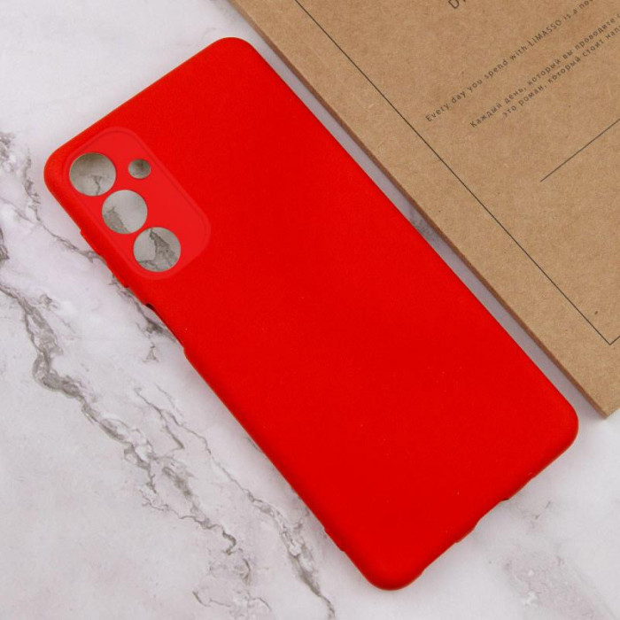 Чохол TPU GETMAN Liquid Silk Full Camera для Samsung Galaxy A25 5G Червоний/Red