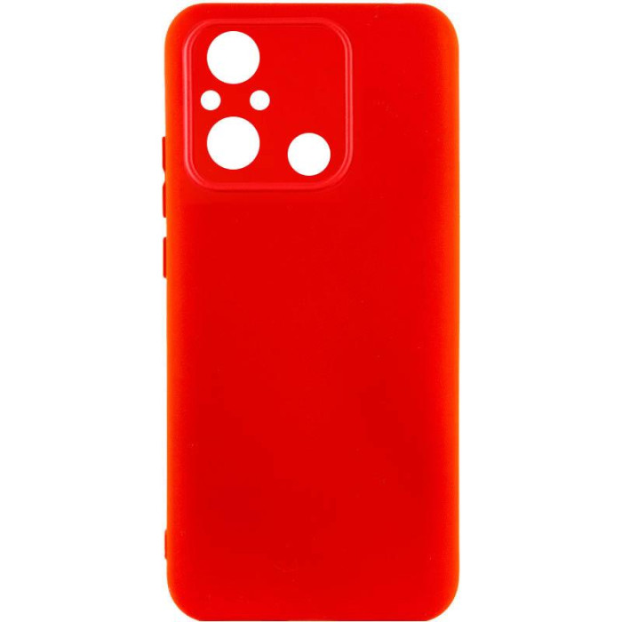 Чохол TPU GETMAN Liquid Silk Full Camera для Xiaomi Redmi 12C Червоний/Red