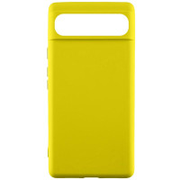 Чохол TPU GETMAN Liquid Silk для Google Pixel 7a Жовтий/Flash  (ITS-L-00000081478_2)