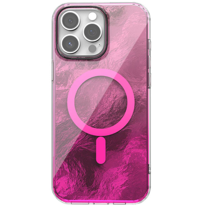 Чохол TPU Shiny Mountain (MagFit) для Apple iPhone 14 Pro Max Pink