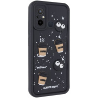 Чохол TPU Toys Case для Xiaomi Redmi 12C/Poco C55 Black/Always Happy