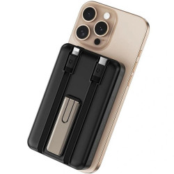 Портативний ЗП Power Bank WIWU Wi-P056 22.5W+PD20W з БЗП+iWatch with cable 10000 mAh Black  (ITS-L-00000083535_1)