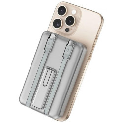 Портативний ЗП Power Bank WIWU Wi-P056 22.5W+PD20W з БЗП+iWatch with cable 10000 mAh Silver  (ITS-L-00000083535_2)