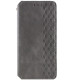 Шкіряний чохол-книжка GETMAN Cubic (PU) для Xiaomi Redmi A5/Poco C71 Сірий