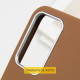 Шкіряний чохол Leather Case Metal Buttons для Xiaomi Redmi 13C/Poco C65 Brown