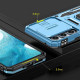 Ударостійкий чохол Camshield Army Ring для Samsung Galaxy A35/A55 Блакитний/Light Blue