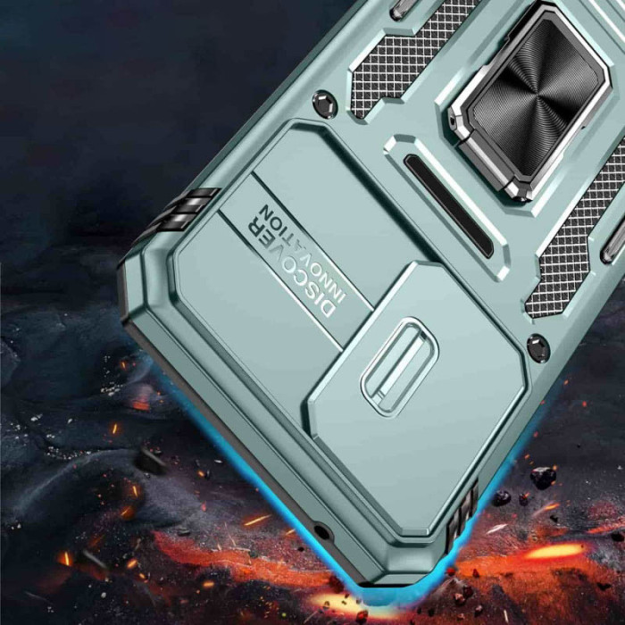Ударостійкий чохол Camshield Army Ring для Samsung Galaxy A35/A55 Зелений/Light Green